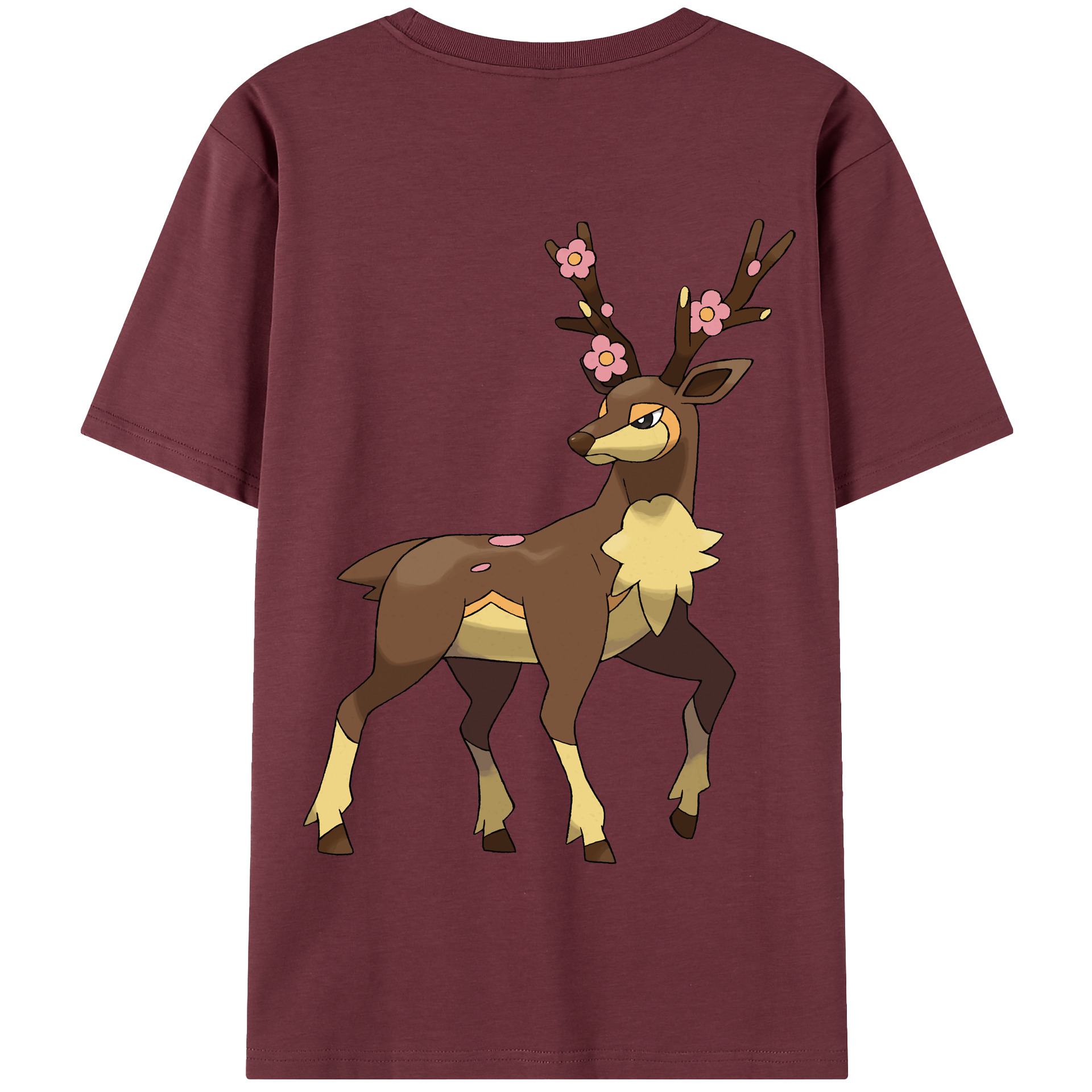 （画像用） ポケットモンスター Pokémon 綿100％半袖Tシャツ（背面プリント）